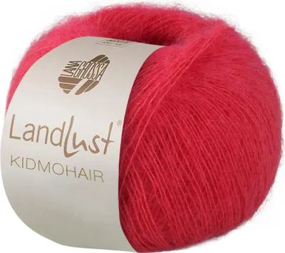 Produktbild von Lana Grossa - Landlust Kidmohair  0011 himbeerrot