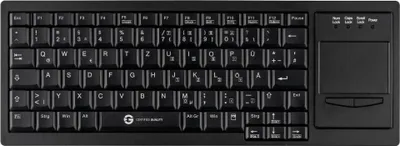 Produktbild von GETT Cleantype Xtra Touch Tastatur mit Touchpad USB Farbe schwarz Layout DE