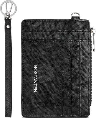 Produktbild von Geldbörse Damen Klein, Kunstleder Kreditkartenetui RFID Schutz Geldbeutel Kartenetui mit Münzfach, Mini Frauen Portemonnaie Kartenhalter Slim Wallet