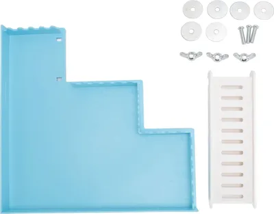 Productafbeelding van Hamster Klimplatform, multifunctioneel speelgoed, veiligheidsspeelgoed met ladder voor kleine dieren, in de vorm van een "M"