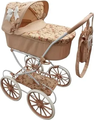 Immagine prodotto di Carrello retrò per bambole con borsa - MarioToys