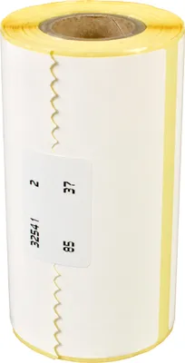 Produktbild von Brother BDE-1J152102-058, Weiß, Selbstklebendes Druckeretikett, Gestanztes Etikett, Wärmeübertragung, Rechteck, 15,2 cm