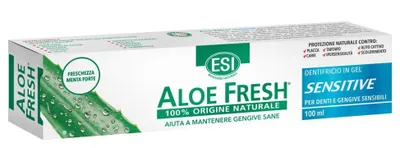 Vegane Aloe-Vera-Zahnpasta Sensitive mit Arginin, pflanzlichen Extrakten & Xylitol - Fluoridfrei