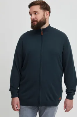 Produktbild von Blend BHNorman BT Herren Strickjacke Cardigan Feinstrick mit Reißverschluss große Größen bis 6XL