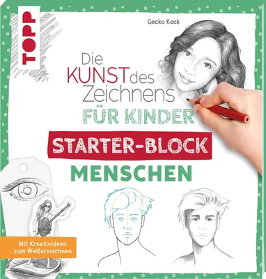 Produktbild von Die Kunst des Zeichnens für Kinder Starter-Block - Menschen
