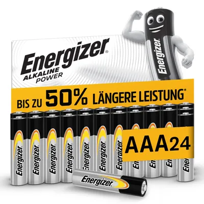 Produktbild von Energizer Alkaline Power Batterien AAA (24 Stück)