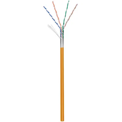 Obrázek produktu pro Síťový kabel CAT 5e, F/UTP, 100 m, oranžový