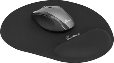 Produktbild von MediaRange Mauspad ergonomisch mit Handgelenkauflage schwarz