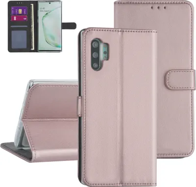 Produktbild von Samsung Galaxy Note 10 Plus Rose Gold Book type case - Card holder