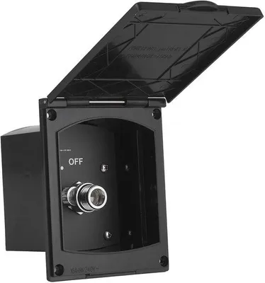 Productafbeelding van Buitendouche - Lange levensduur - Douchecabine - 1/2 inch schroefdraad - Geschikt voor caravans - Betrouwbare prestaties - Douchecabine met in- en uitlaatopening