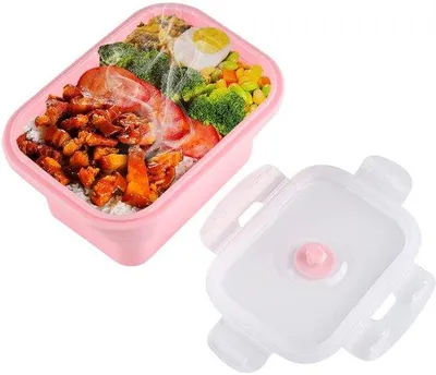 Obrázek produktu pro Silikonová skládací pikniková krabička 500 ml pro dospělé