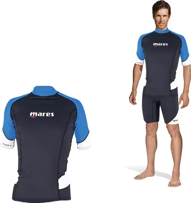 Produktbild von Mares Rash Guard Trilastic Short Sleeve - Herren, Größe:S
