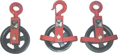 Produktbild von Tragbare Maurerrolle 0,5 t Tragkraft mit Haken für Heben und Ziehen von Lasten, Typ 500/C