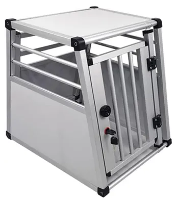 Aluminium-Transportbox 46x60x55 cm, stabil, mit Notfalltür