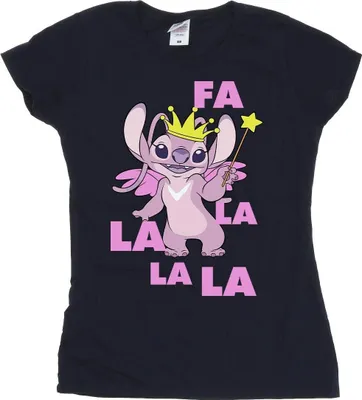 Produktbild von Disney - "Angel Fa La La" T-Shirt für Damen BI26069 (XXL) (Marineblau)