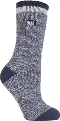 Produktbild von Heat Holders - Damen Socken mit Bunten Streifen | Warme Thermosocken für Winter