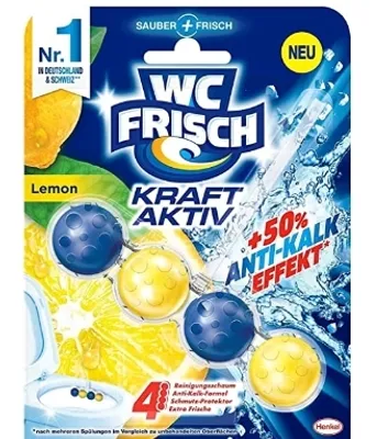 Produktbild von WC FRISCH Kraft-Aktiv 50g Lemon 4-fach Wirkung