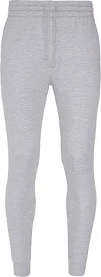 Produktbild von Just Hoods , Kids´ Tapered Track Pant , Heather Grey , M (7/8)
