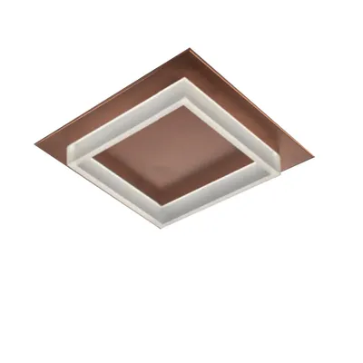 Obrázek produktu pro Moderní čtvercové kovové matně měděné stropní světlo 48W