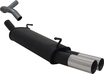 Immagine prodotto di Scarico sportivo Novus per Seat Ibiza 6L 2x76mm Silenziatore posteriore RL-Design