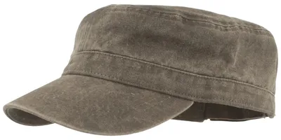 Fiebig Herren Army Cap Baumwolle waschbar used Look in grau