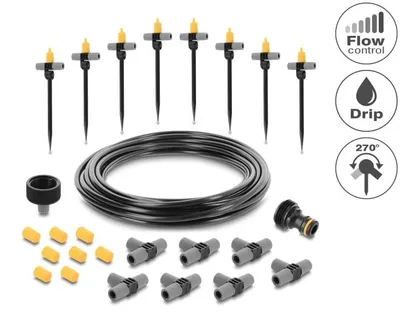 Image de Système d'irrigation goutte à goutte pour pots – Kit d'arrosage pour plantes en pot