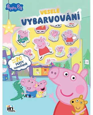 Image de Coloriage amusant avec des autocollants super de Peppa Pig