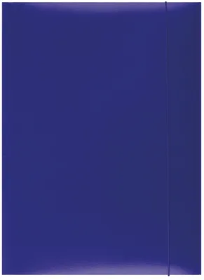 Immagine prodotto di Cartelle con elastico in cartoncino A4 - blu