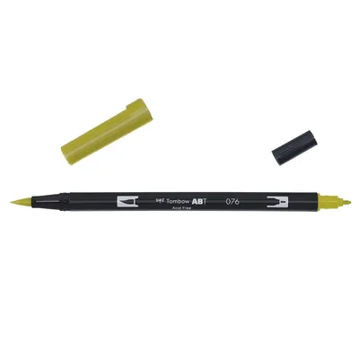 Zdjęcie produktu dla Tombow ABT-076ABT Dual Brush Pen 076 zielona ochra