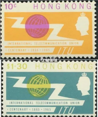 Produktbild von Briefmarken Hongkong 1965 Mi 214-215 (kompl.Ausg.) postfrisch ITU