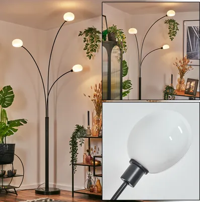 Produktbild von Suio Stehlampe aus Metall in Schwarz/Weiß