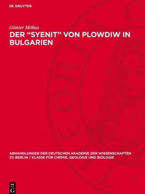 Produktbild von Der "Syenit'" von Plowdiw in Bulgarien