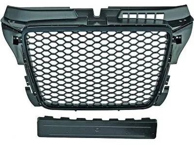 Kühlergrill Sportgrill Waben Gitter ohne PDC für Audi A3 8P 2008- Facelift – Produktansicht