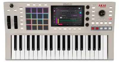 Produktbild von Akai MPC Key 37 G2, 37 Schlüssel, Tasten, Fernbedienung, Schwarz, 582 mm, 315 mm, 85 mm
