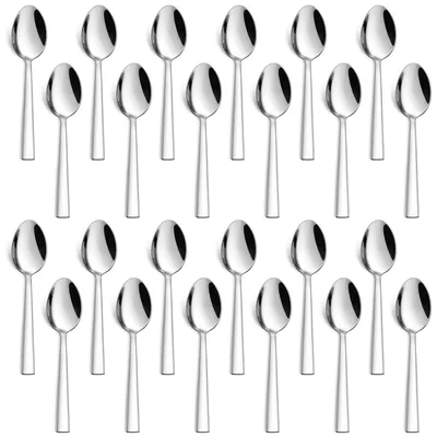 Productafbeelding van Theelepel 24 Stuks, Roestvrijstalen Koffielepels, 13,5 cm, Vaatwasmachinebestendig