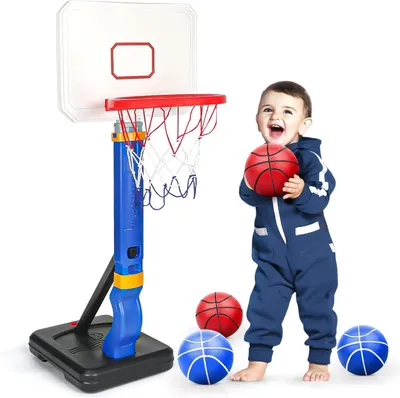 Obrázok produktu pre Detský basketbalový kôš 70-138 cm, pre vonkajšie použitie