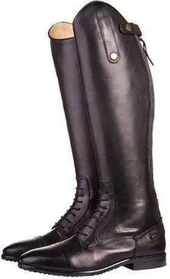 Image de Bottes d'équitation HKM Valencia Kids longueur/largeur standard NOIR, taille 39