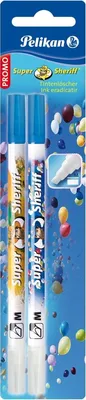 Produktbild von Tintenlöschstift Super-Sheriff B Blister Inhalt 2 Stück Packung mit 10 Stück