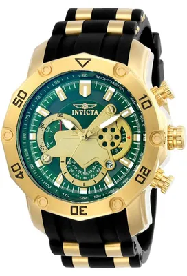 Obrázok produktu pre Invicta Pro Diver - SCUBA 23425 Pánske Hodinky - Kvarcový Pohyb - Nerezová Oceľ s Zeleným Ciferníkom - 50 mm