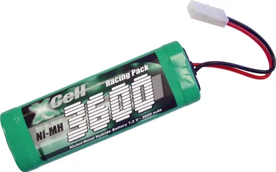 Produktbild von XCELL Ni-MH Akku 117549 RC-Pack, 7,2 V, 3600mAh, L2x3
