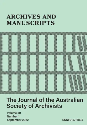 Produktbild von Archives and Manuscripts Vol. 50 No. 1
