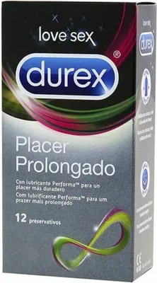 Produktbild von Durex - Verlängertes Vergnügen Verzögert 12 Einheiten