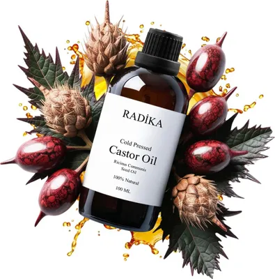 Produktbild von Rizinusöl, ätherisches Öl, 100% Rein, BIO, natürlich, 100 ml