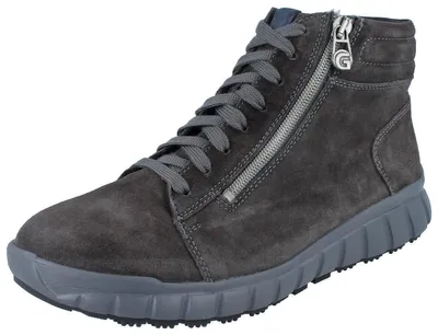 Produktbild von GANTER EVO Damen H Schnürstiefelette grau Velourleder - Größe: UK 4,5
