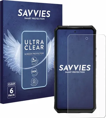 Produktbild von 6x Für Ulefone Armor 28 Ultra Thermal Schutzfolie Savvies Displayschutz Display Schutz Folie Klar Transparent