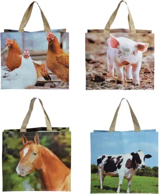Immagine prodotto di Borsa della spesa Esschert Design Animali della fattoria
