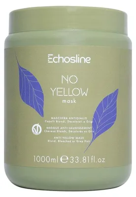 Zdjęcie produktu dla Echosline No Yellow – maska do włosów dla blondynów 1000 ml