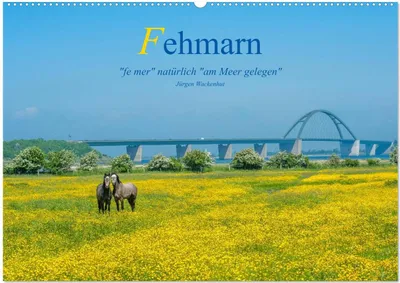 Produktbild von Fehmarn - "fe mer" natürlich "am Meer gelegen" (Wandkalender 2025 DIN A2 quer), CALVENDO Monatskalender