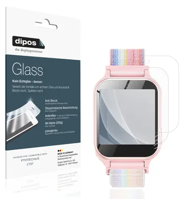 Produktbild von 2x Schutzfolie für PTHTECHUS LT37 matt - Anti-Shock 9H Folie dipos Glass Kunststoffglas