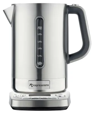 Obrázek produktu pro Espressions EP9650, 1,8 l, 2400 W, Stříbrná, Nastavitelný termostat, Indikátor úrovně vody, Funkce uchování teploty